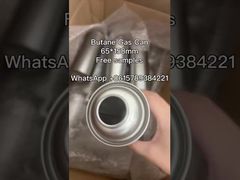 0.23mm Cassetta a gas con collo in scatola di stagno all'aperto Canno a gas di butano 65*165mm